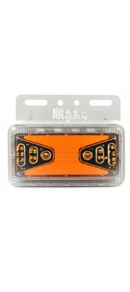Faro lateral truck led modelo copa ambar 12/24 voltios A101