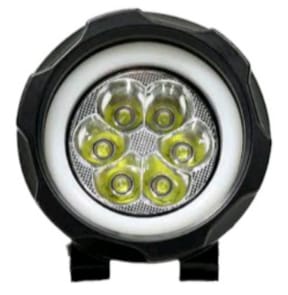 Faro neblinero 06 led con neon blanco 12/24 voltios A100