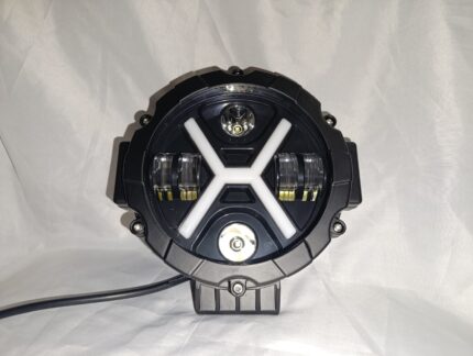 Faro led con neon X ámbar 7'' 12/24 voltios A106
