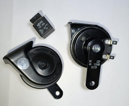 Claxon caracol Kavto negro 12 voltios A125